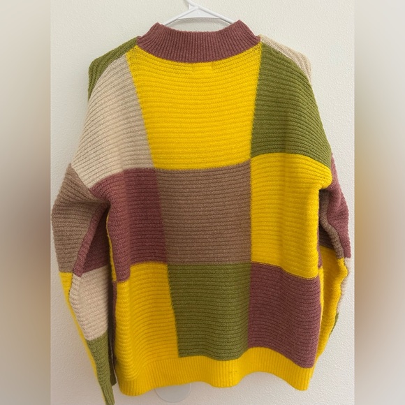 BiBi Colorful Patchwork Women's Sweater - Picture 2 of 7